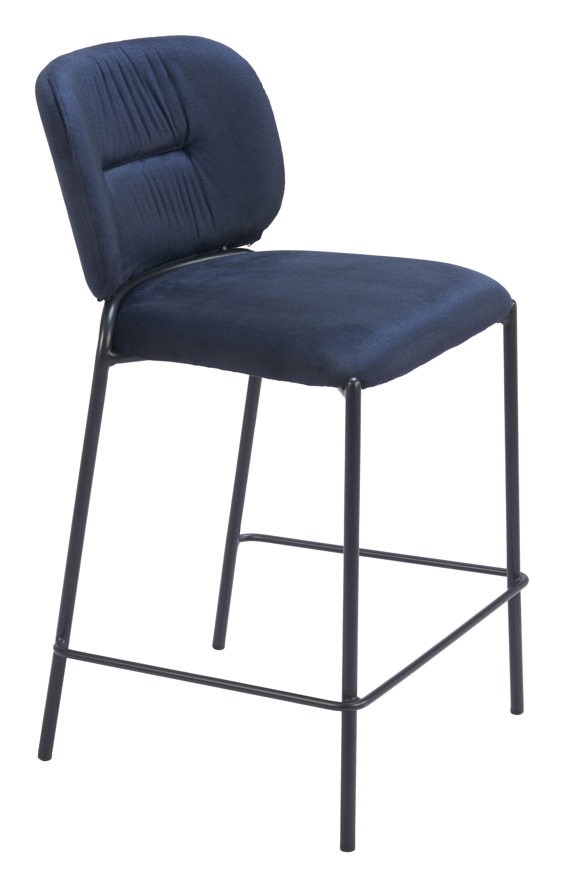 Plat Counter Stool (Set of 2) Blue - Disselt Designs