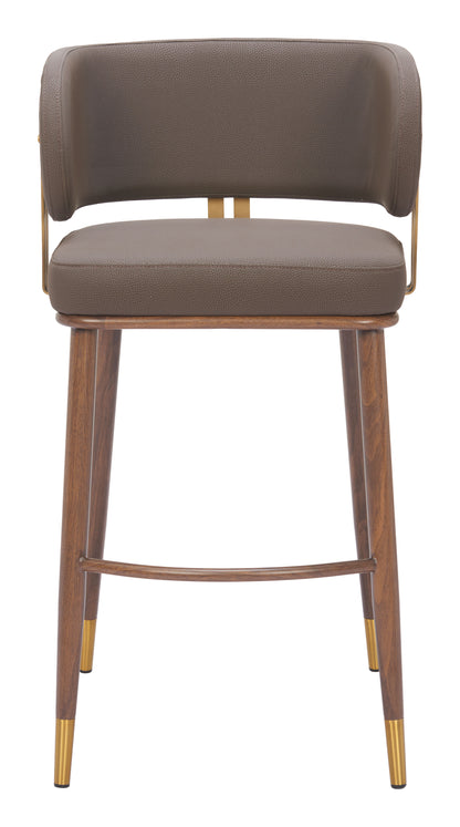 Brew Barstool Brown & Walnut - Disselt Designs