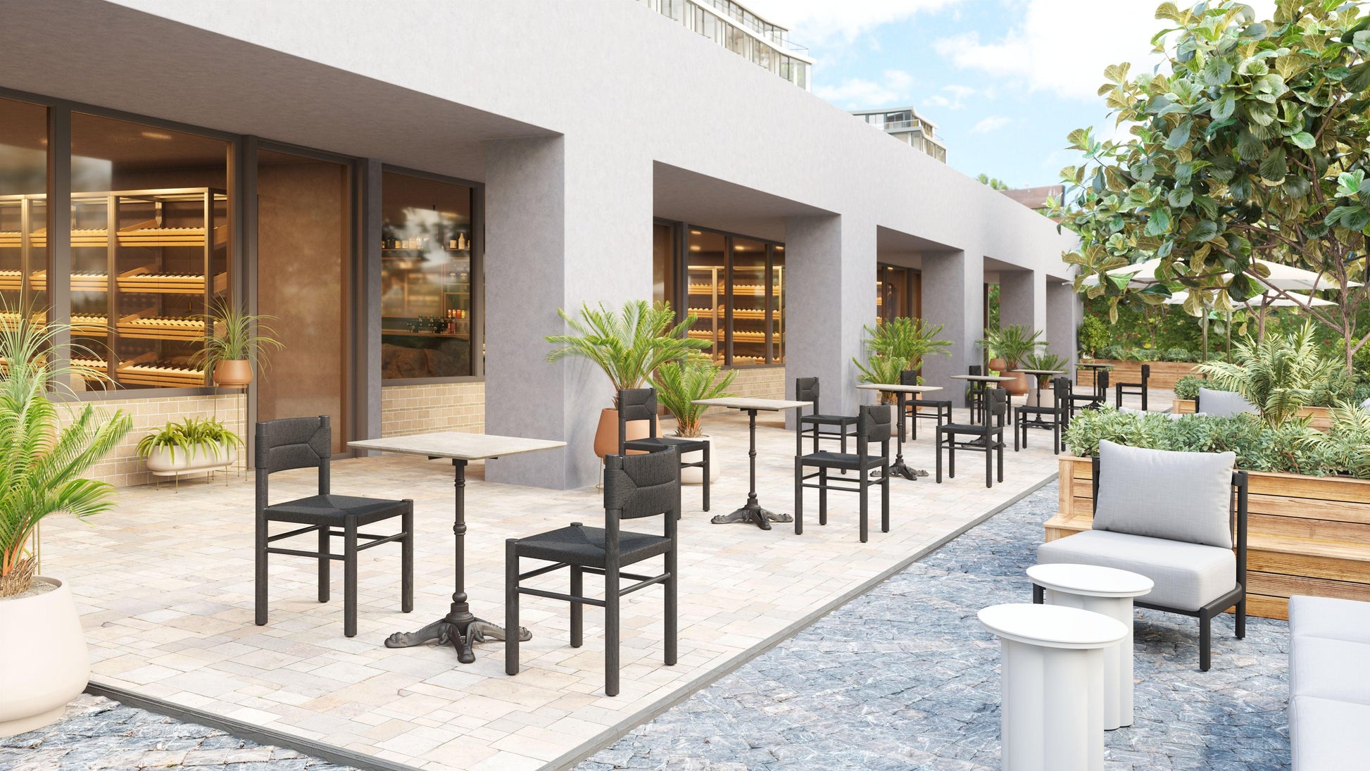 Alfresco Dining Table Gray - Disselt Designs