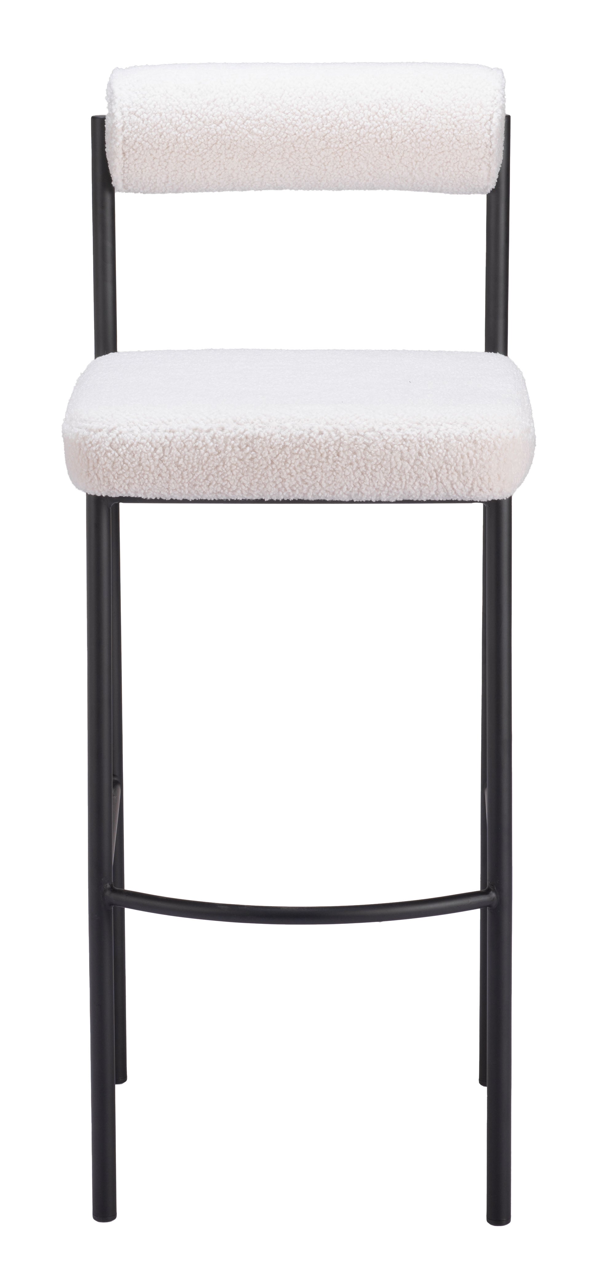 Livorno Barstool (Set of 2) Ivory - Disselt Designs