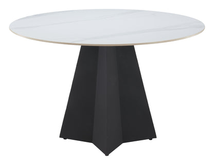 Izar Dining Table White - Disselt Designs