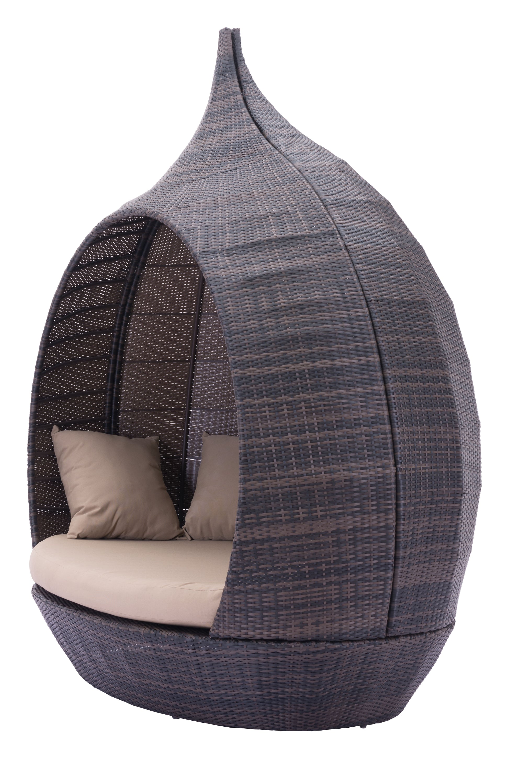 Martinique Beach Daybed Brown & Beige - Disselt Designs