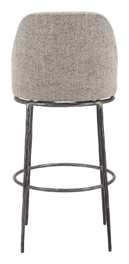 Nordhavn Swivel Barstool Gray - Disselt Designs