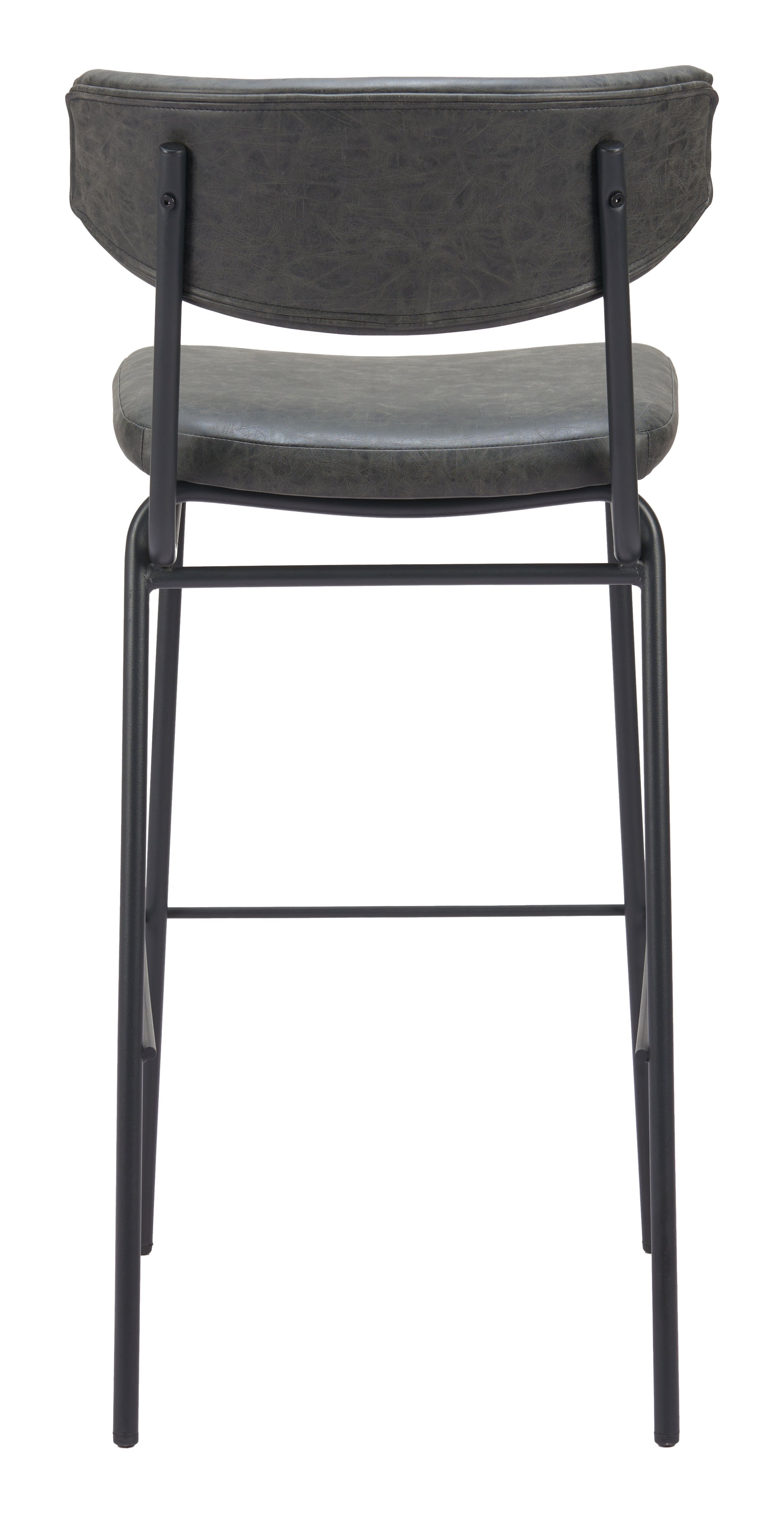 Charon Barstool (Set of 2) Vintage Black - Disselt Designs