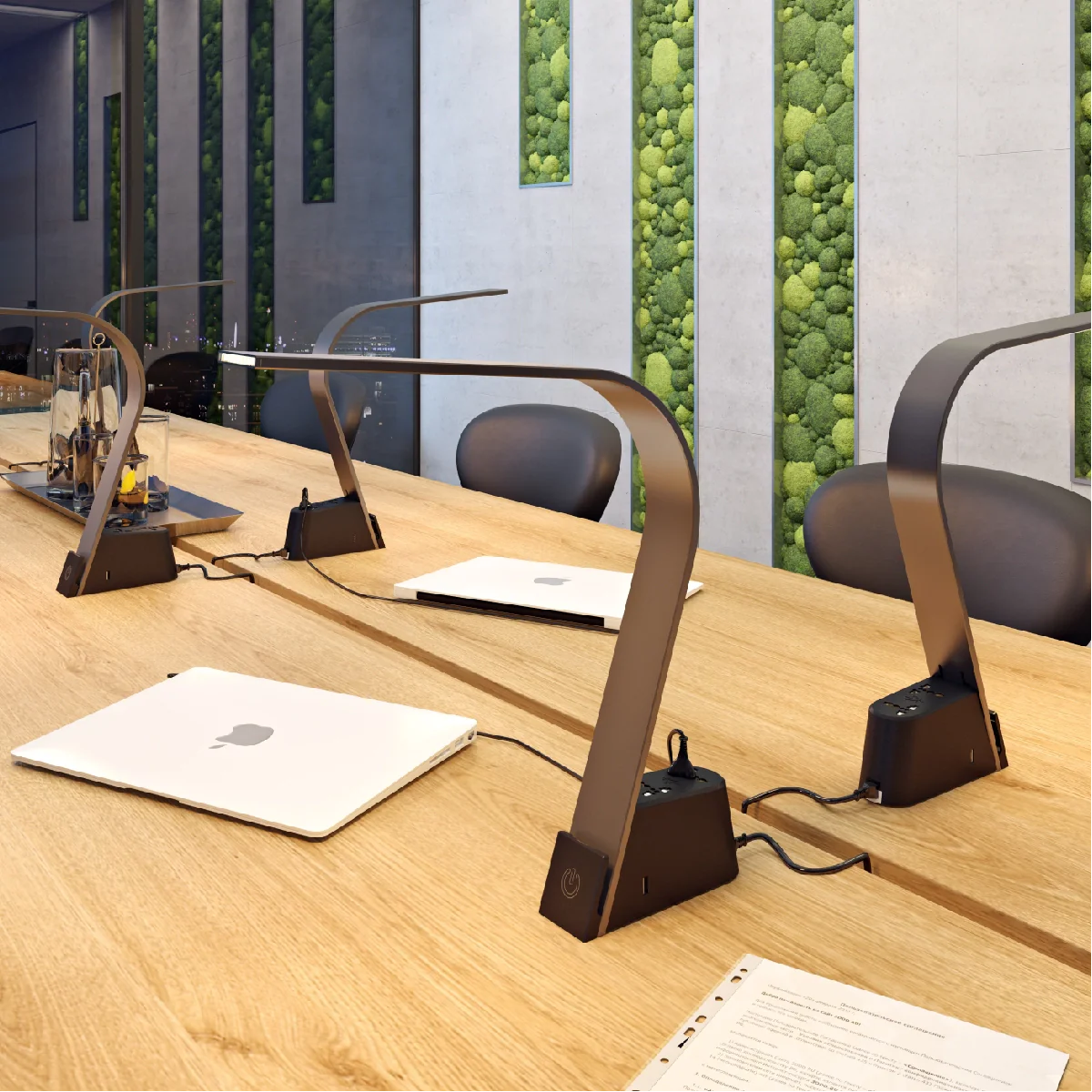Brooklyn AC LED Task Light (Universal AC outlets) - Disselt Designs