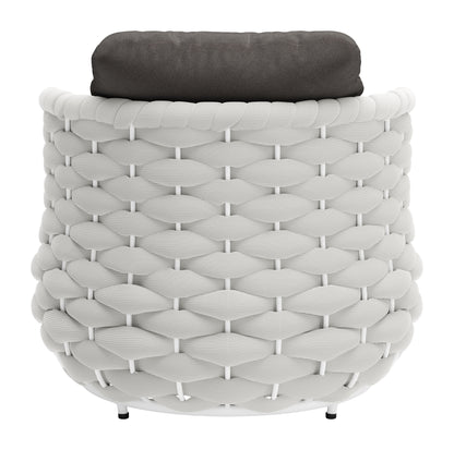 Coral Reef Accent Chair Gray - Disselt Designs