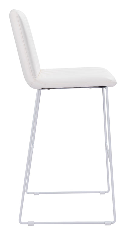 Mode Barstool (Set of 2) White - Disselt Designs