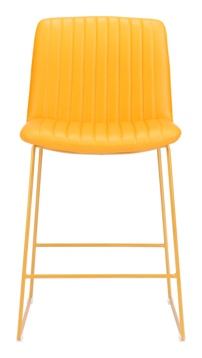 Mode Counter Stool (Set of 2) Yellow - Disselt Designs