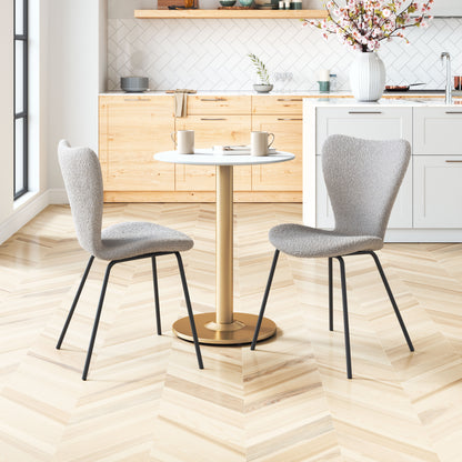 Thibideaux Dining Chair (Set of 2) Light Gray - Disselt Designs