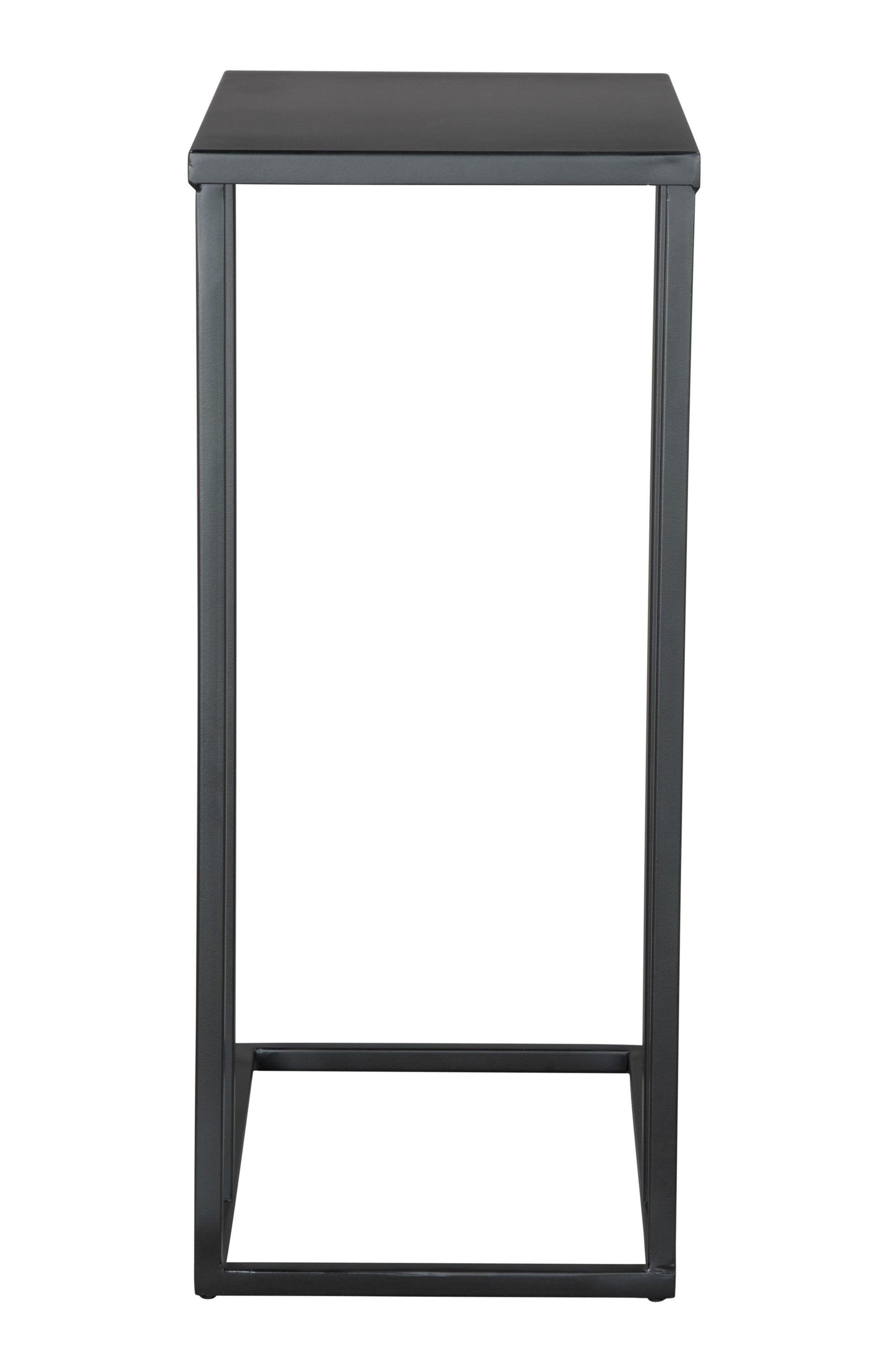 Atom Side Table Black - Disselt Designs