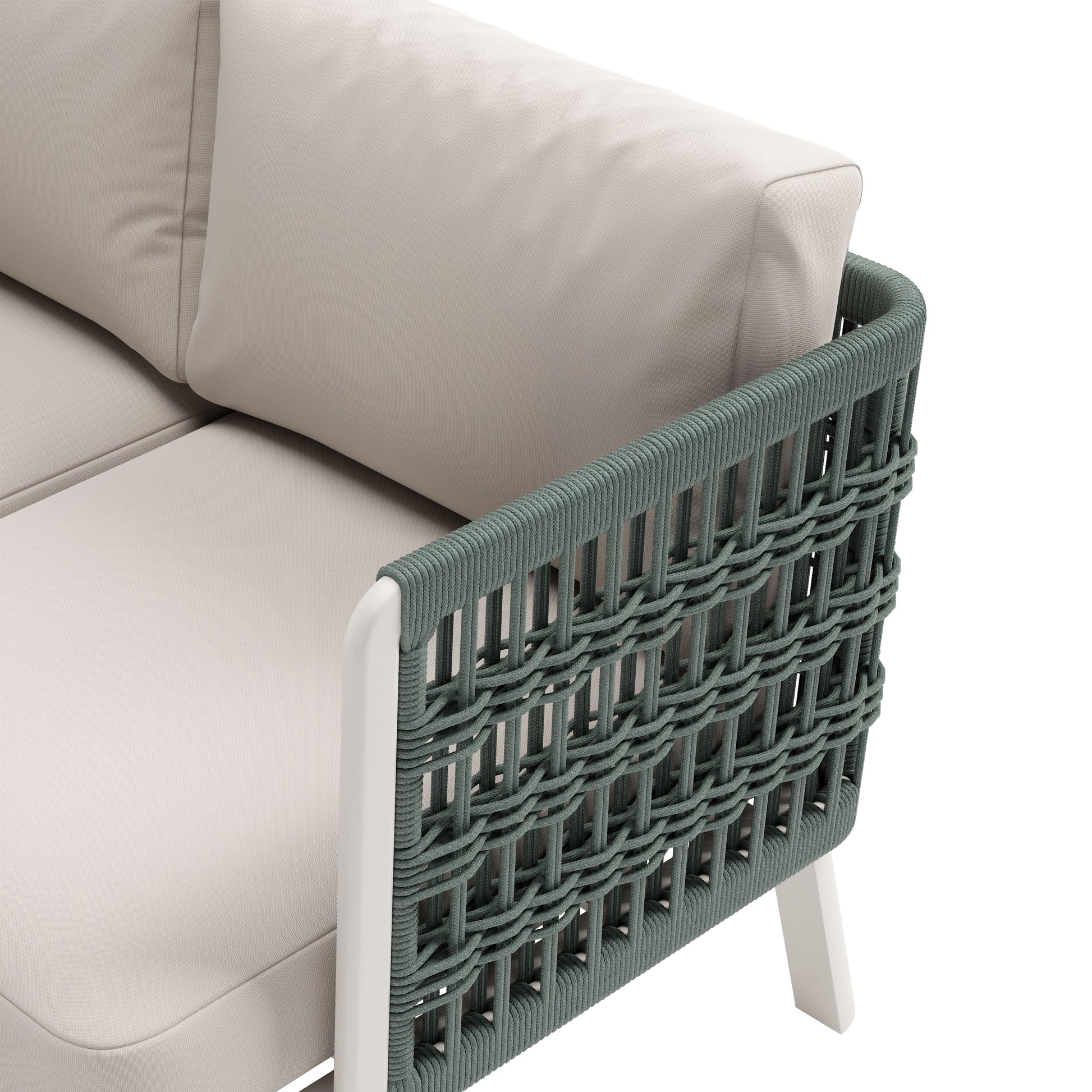 Bridgehampton Sofa White - Disselt Designs