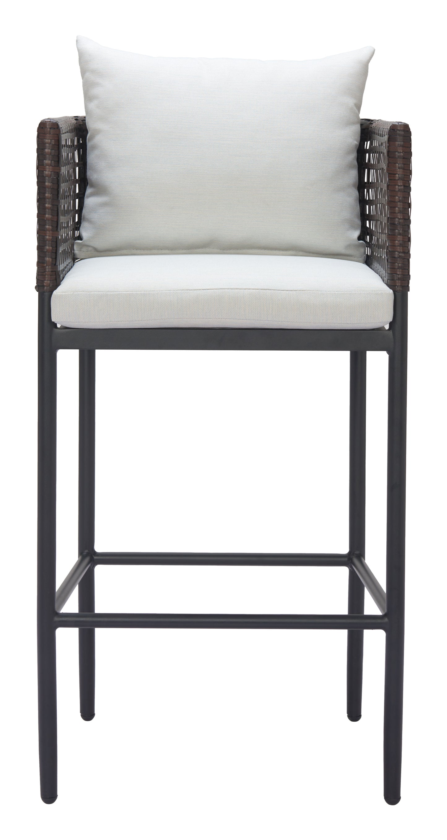 Palm Paradise Barstool Gray - Disselt Designs