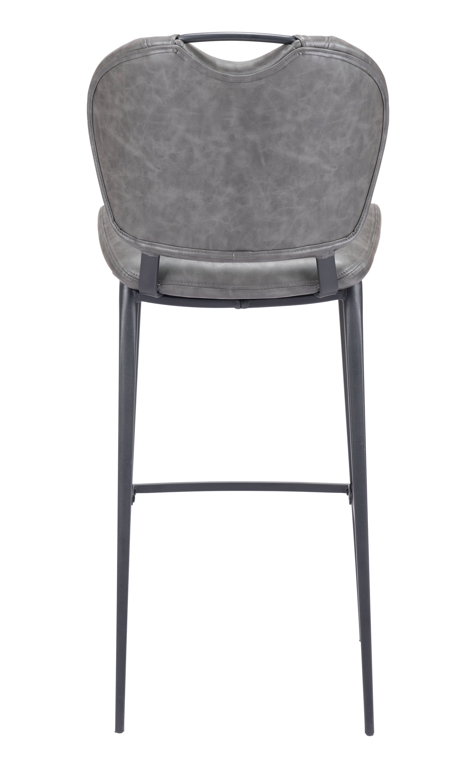 Terrence Barstool Vintage Gray - Disselt Designs