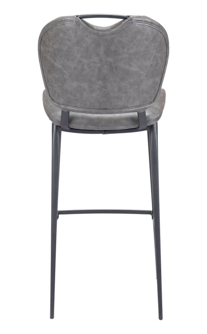 Terrence Barstool Vintage Gray - Disselt Designs