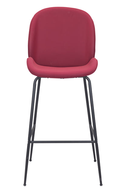 Miles Barstool Red - Disselt Designs