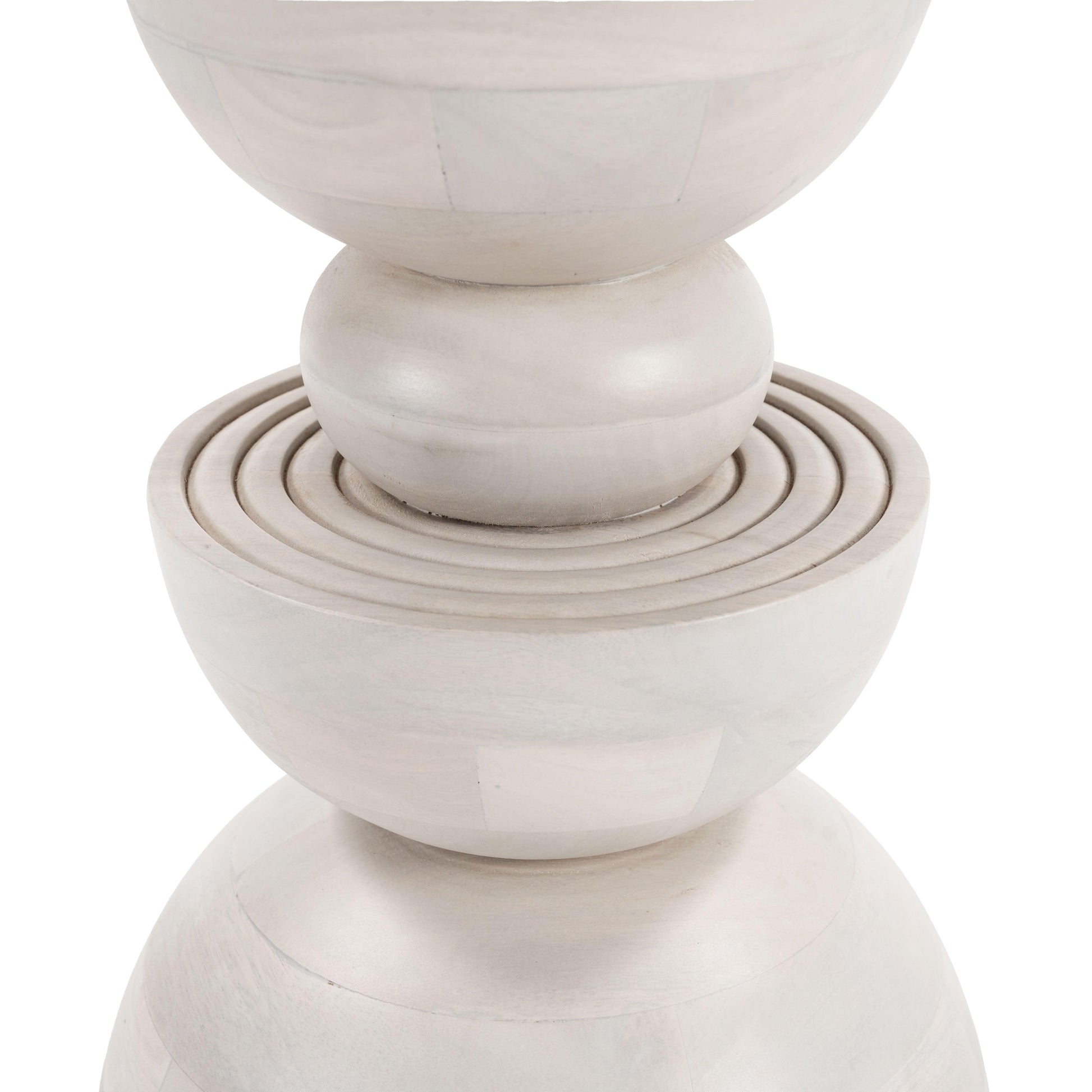Bilanka Accent Table Whitewashed - Disselt Designs
