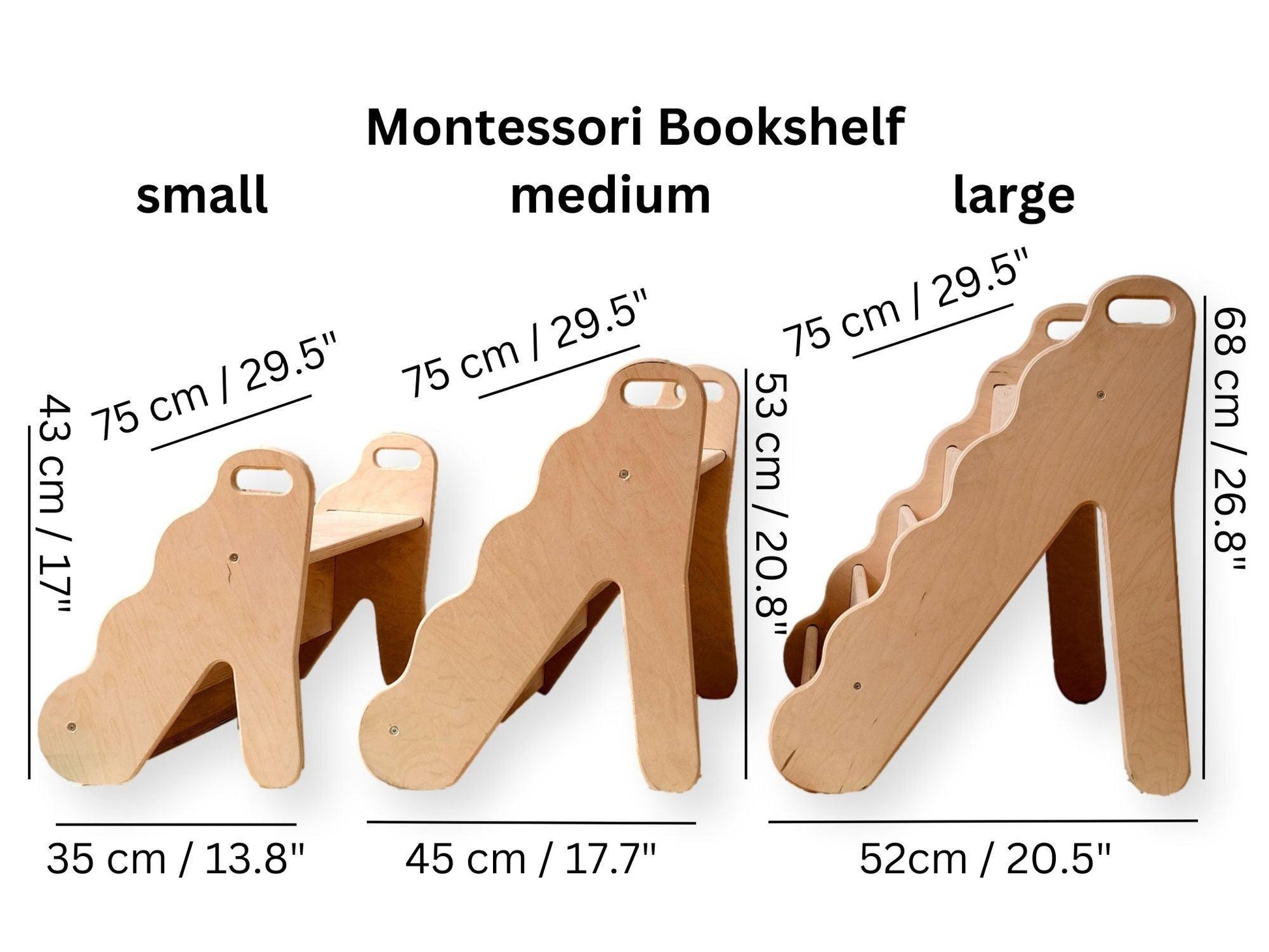 WAVE BOOKIT | Wave Design Wooden Bookshelf - Disselt Designs