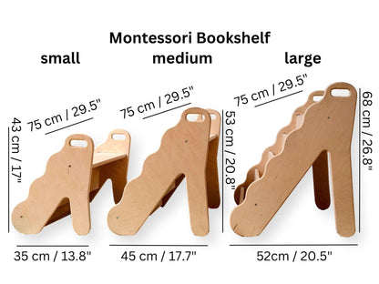 WAVE BOOKIT | Wave Design Wooden Bookshelf - Disselt Designs