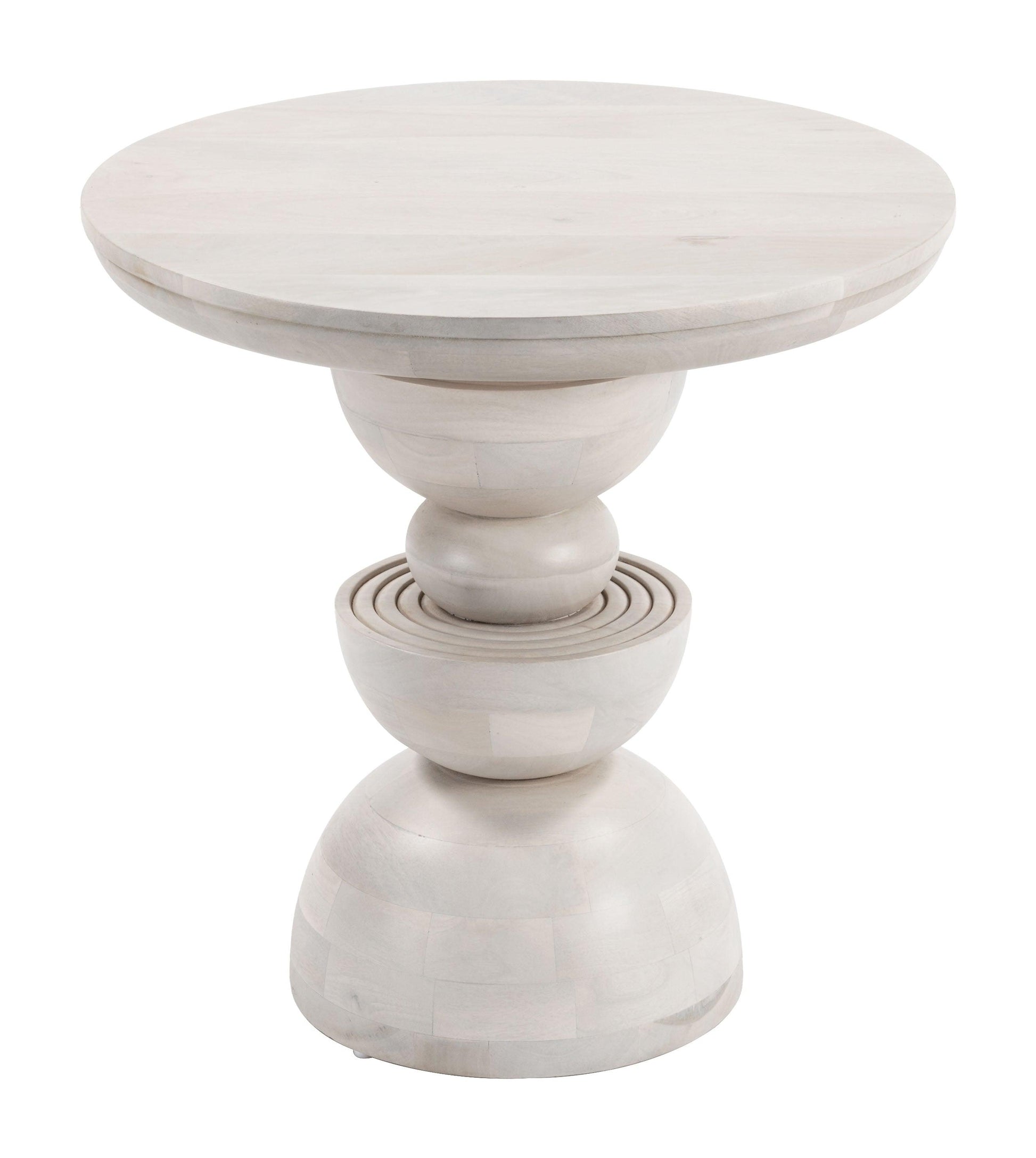 Bilanka Accent Table Whitewashed - Disselt Designs