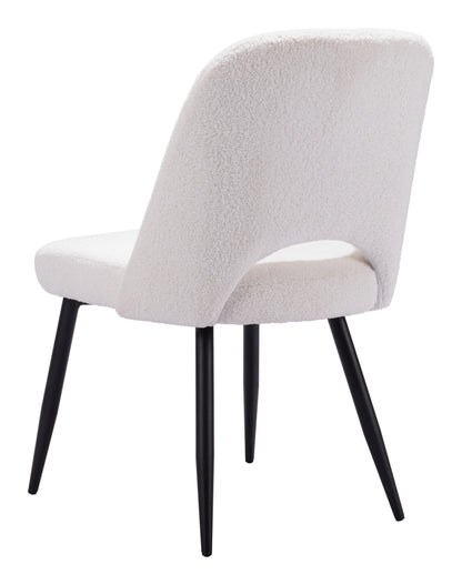 Teddy Dining Chair (Set of 2) Ivory - Disselt Designs