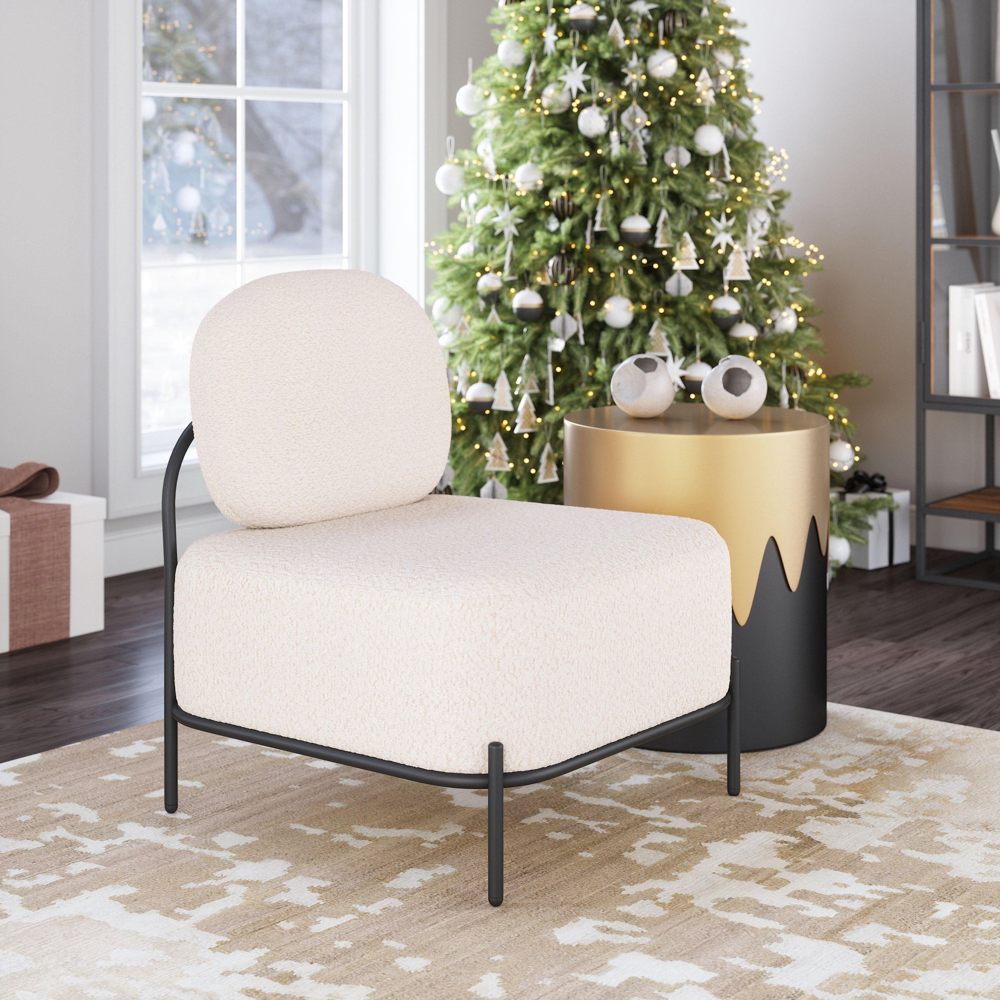 Arendal Accent Chair Vanilla - Disselt Designs