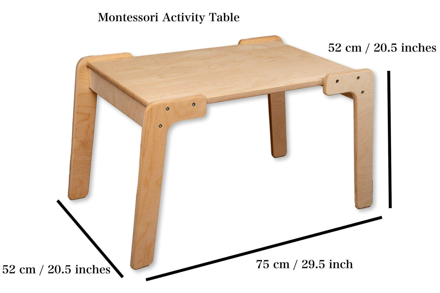 KIDS WORKIT | Wooden Table and Chair Set