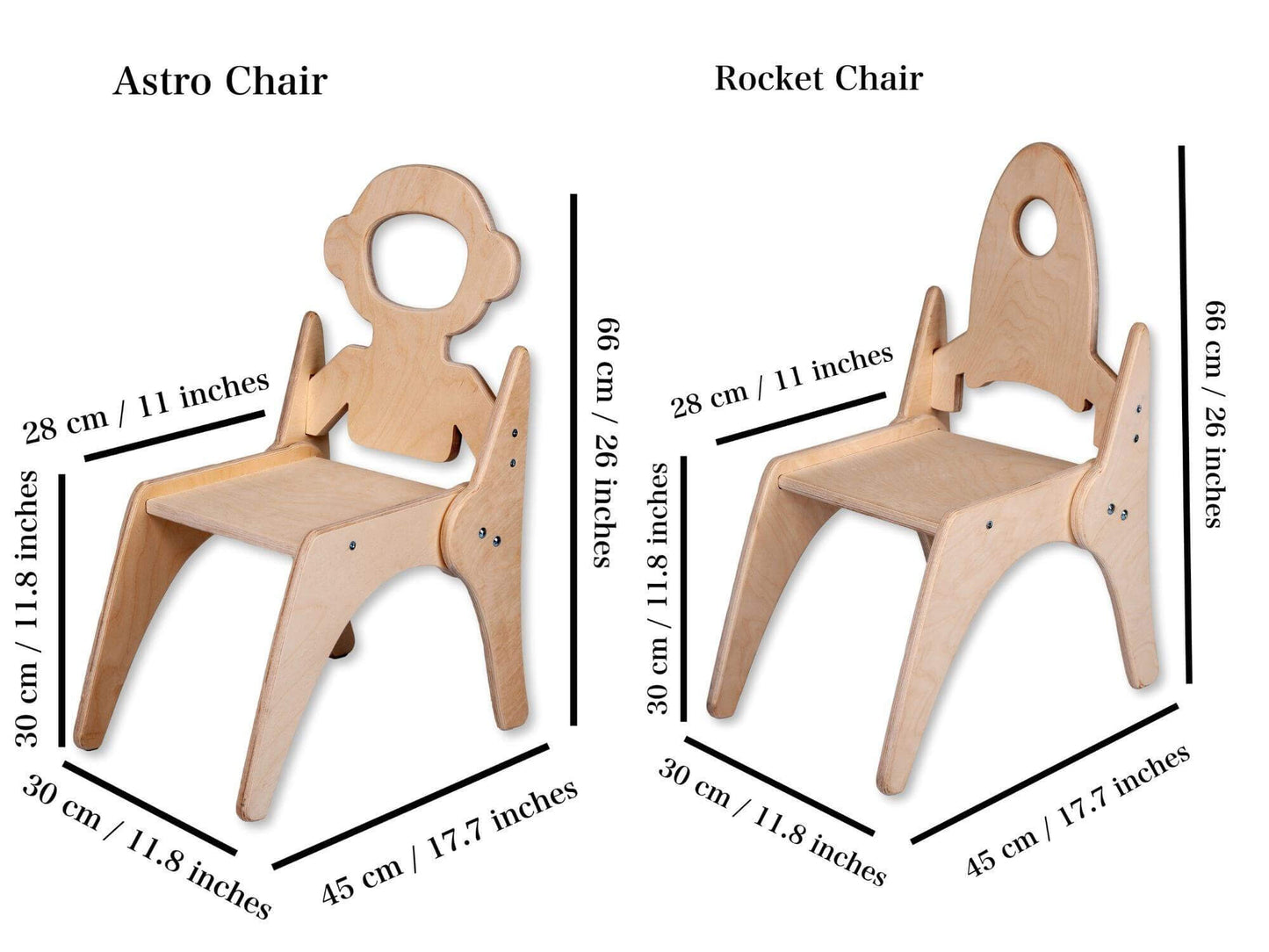 KIDS WORKIT | Wooden Table and Chair Set