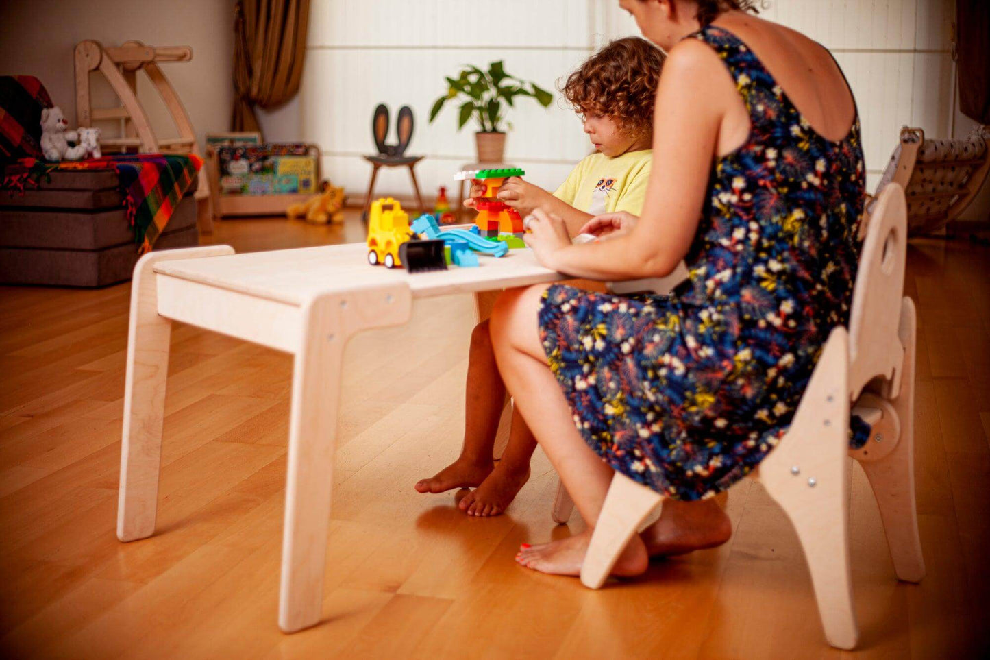 KIDS WORKIT | Wooden Table and Chair Set