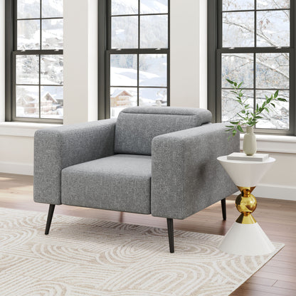Milan Armchair Dark Gray - Disselt Designs
