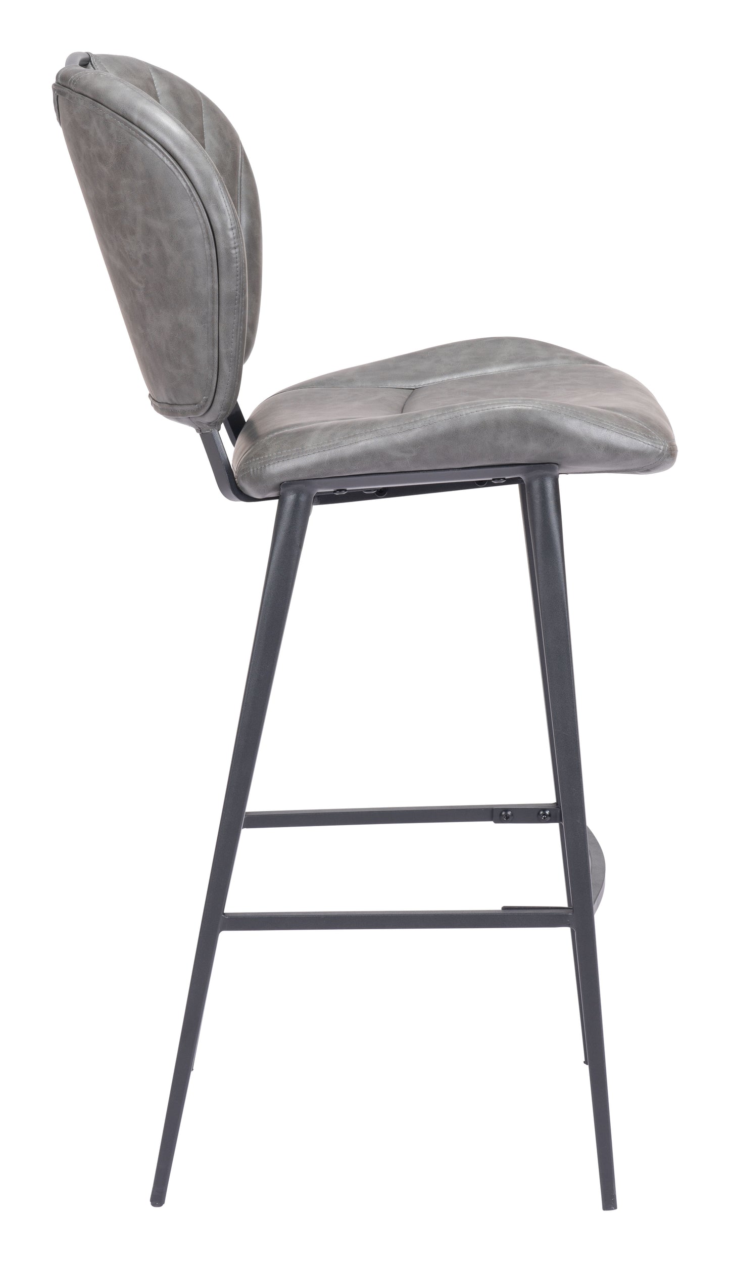Terrence Barstool Vintage Gray - Disselt Designs