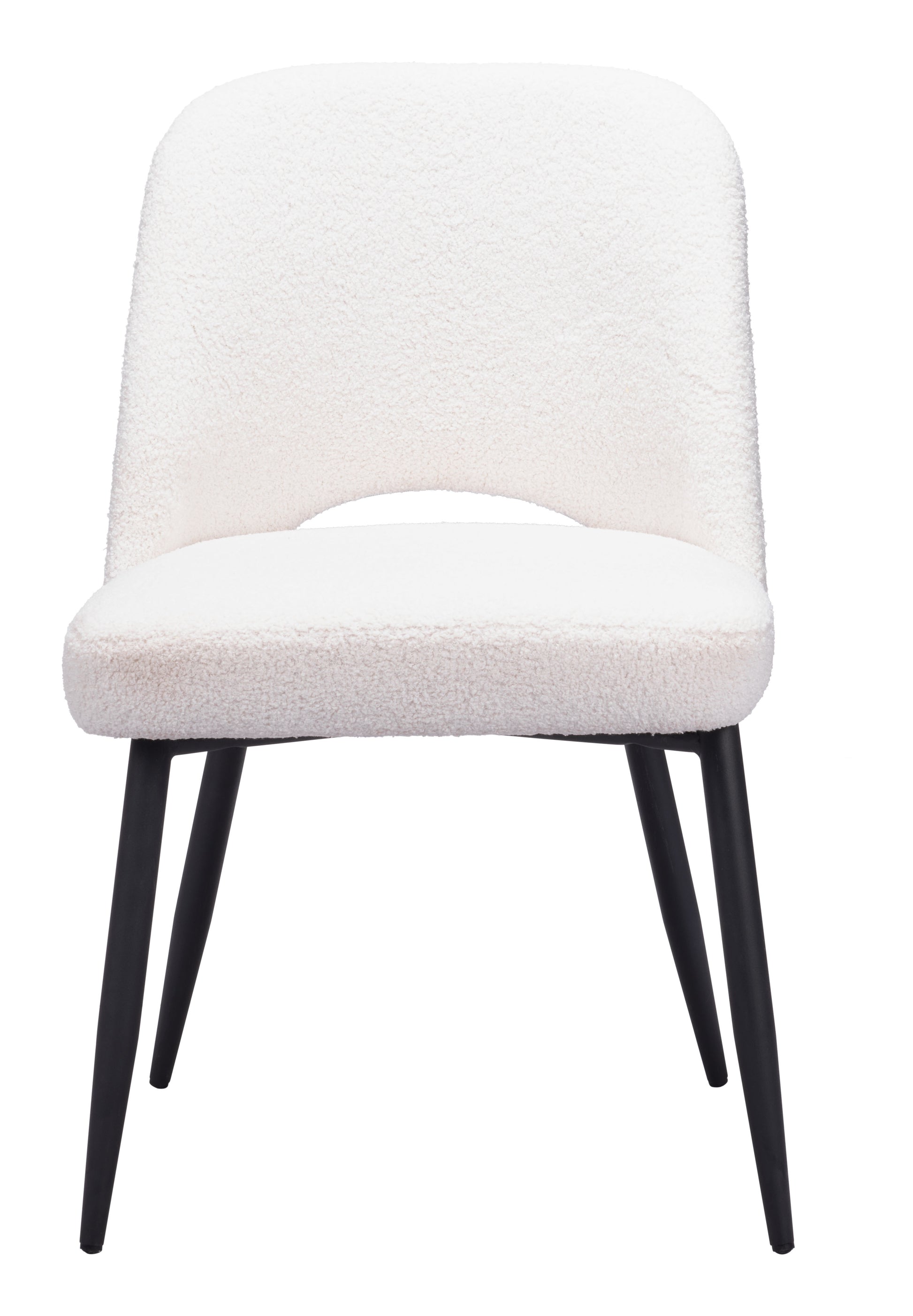 Teddy Dining Chair (Set of 2) Ivory - Disselt Designs