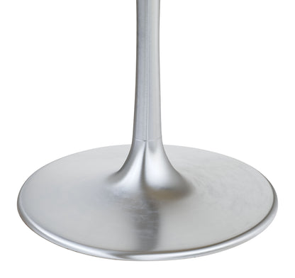 Metropolis Dining Table Gray & Silver - Disselt Designs