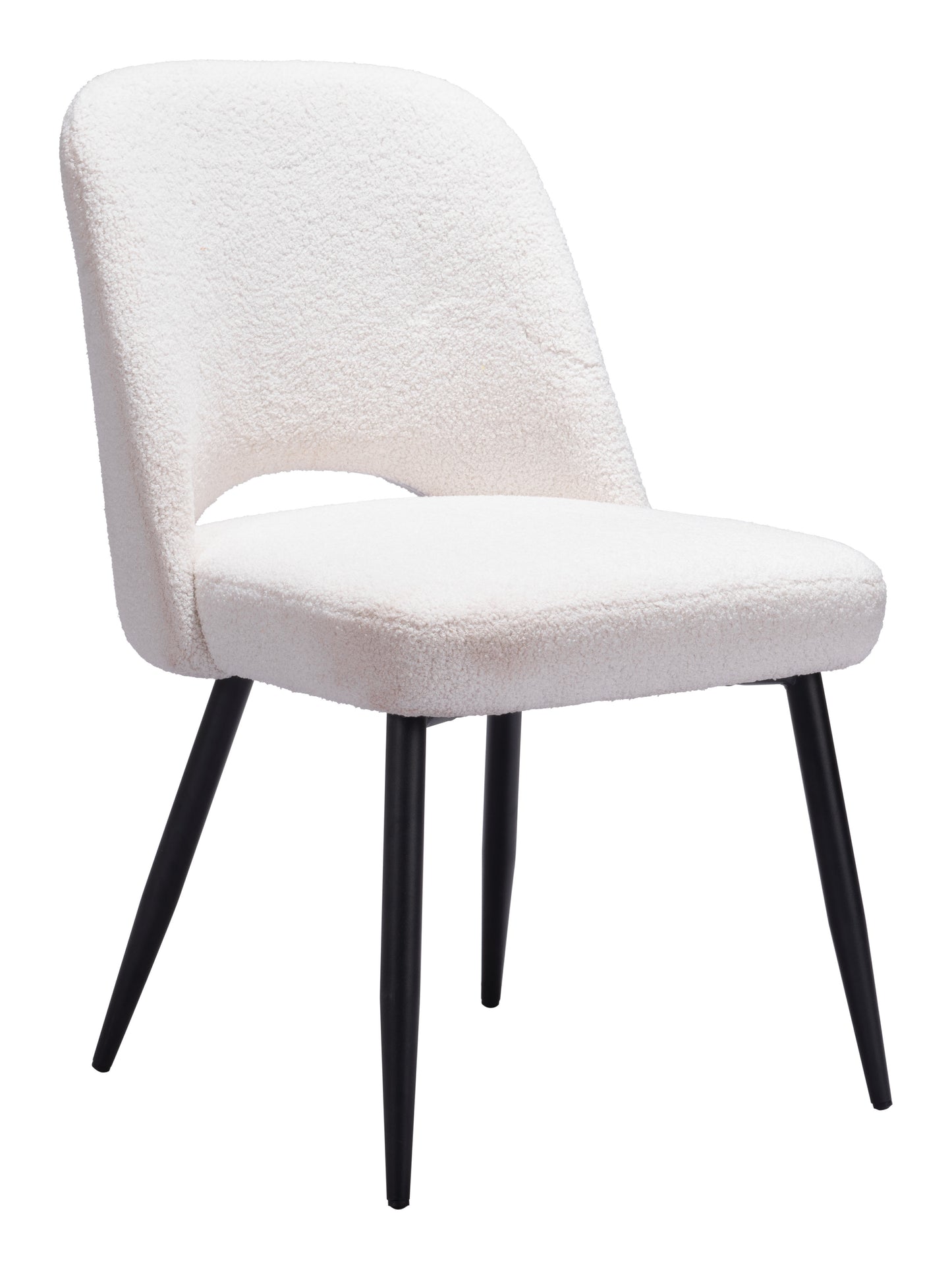 Teddy Dining Chair (Set of 2) Ivory - Disselt Designs