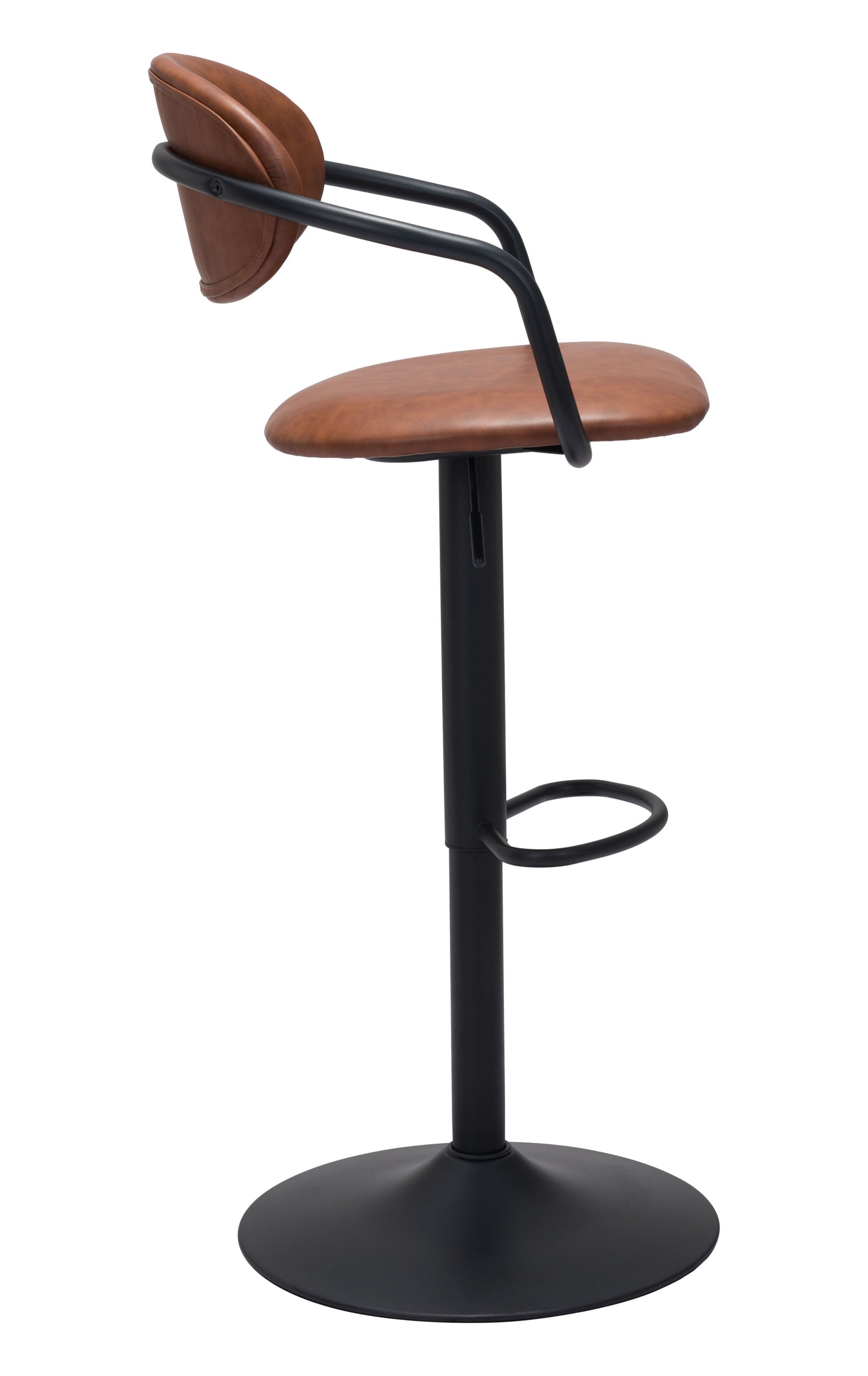 Kirby Barstool Vintage Brown & Black - Disselt Designs