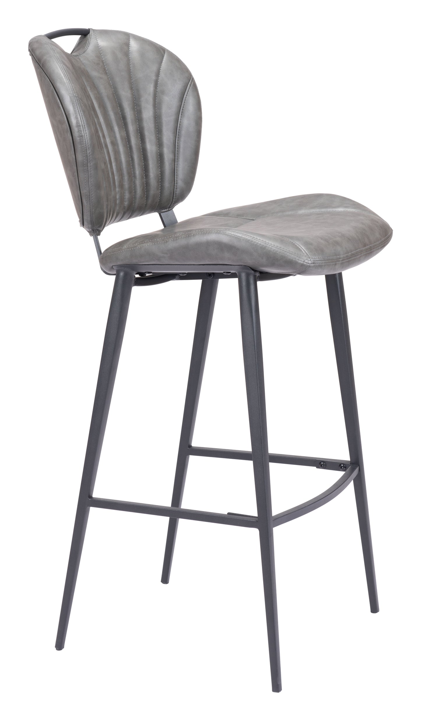 Terrence Barstool Vintage Gray - Disselt Designs