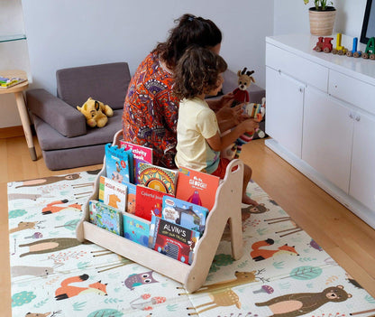 Wave Design Montessori Bookshelf / Medium Size