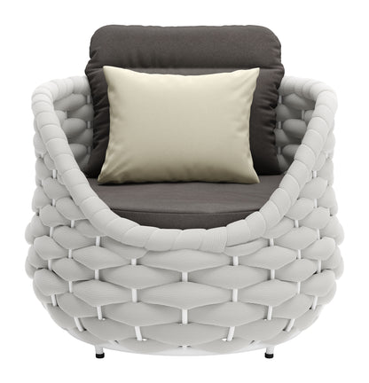 Coral Reef Accent Chair Gray - Disselt Designs