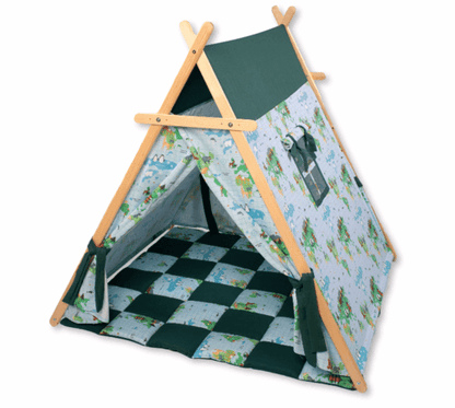 KIDS WORLD | World Map Play Tent and Play Mat - Disselt Designs