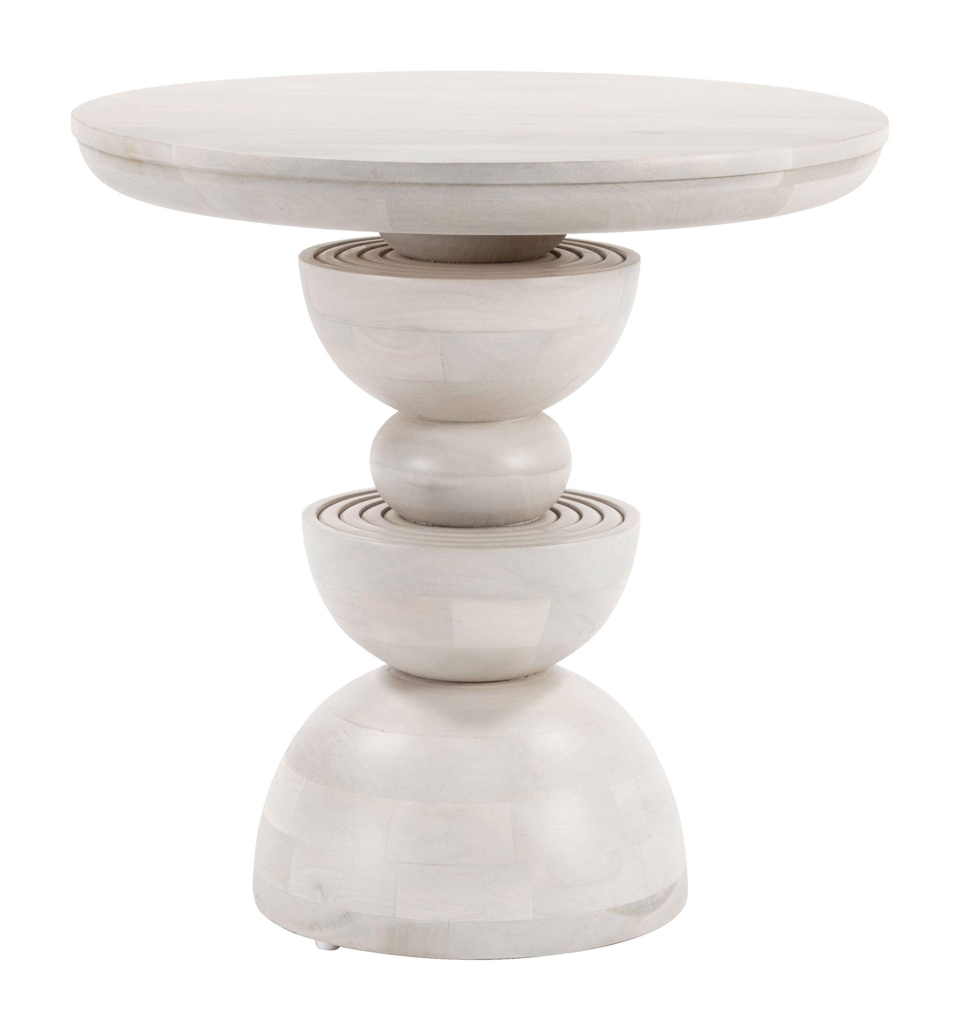 Bilanka Accent Table Whitewashed - Disselt Designs