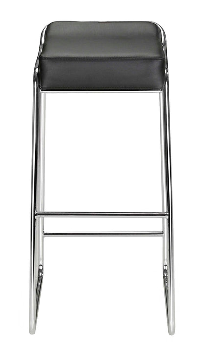 Wedge Barstool (Set of 2) Black - Disselt Designs
