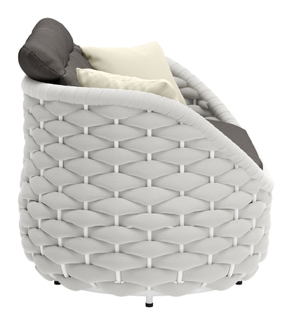 Coral Reef Loveseat Gray - Disselt Designs