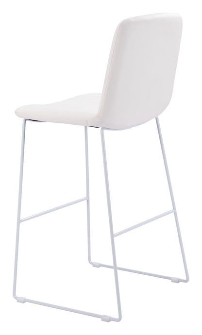 Mode Barstool (Set of 2) White - Disselt Designs